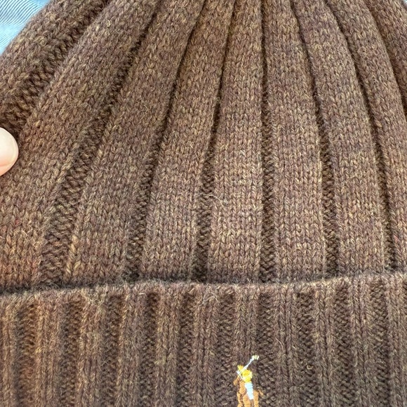 Ralph Lauren Chocolate Knit Hat - Picture 3 of 4